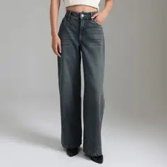 DENIMLAB - Jean Baggy Tiro Alto Mujer