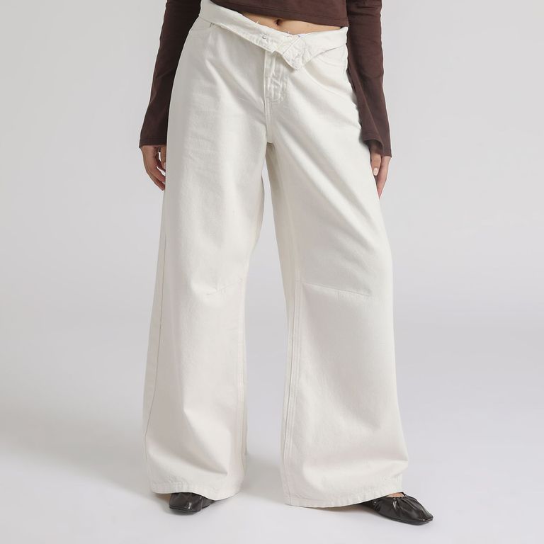 Jean Wide Leg Tiro Medio Mujer X Miranda Capurro