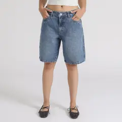 SYBILLA - Bermuda Denim Mujer