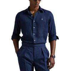 POLO RALPH LAUREN - Camisa 100% Lino Hombre