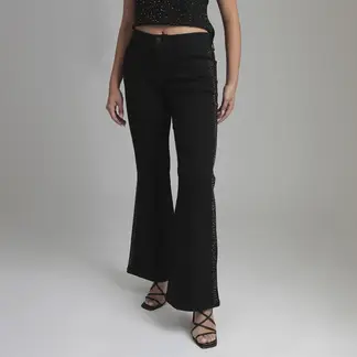 MOSSIMO - Jean Flare Tiro Alto Mujer x Luana