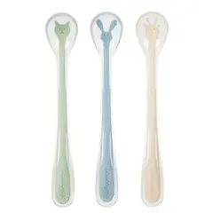BEBE CONFORT - Cucharas de Silicona Jungle Vibes Multicolor Bebeconfort