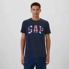 GAP - Polo Logo UK Manga Corta Hombre