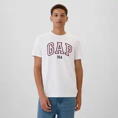 GAP - Polo Logo USA Manga Corta Hombre