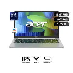 ACER - Laptop Aspire Go 15.6" Intel Core Ultra 5 115U 16GB + 1TB