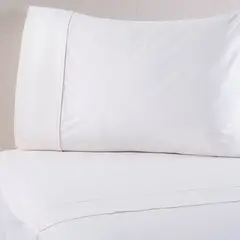 BASEMENT HOME - Juego de Sábanas Lisas 100% Algodón 200 Hilos