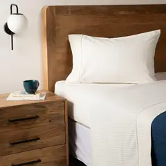 BASEMENT HOME - Juego de Sábanas 100% Algodón 500 Hilos