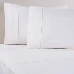 BASEMENT HOME - Juego de Sábanas Lisas 100% Algodón 200 Hilos