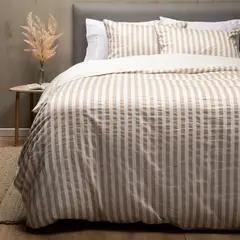 BASEMENT HOME - Funda Plumón Federico Beige 100% Algodón