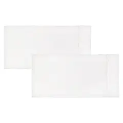 BASEMENT HOME - Set X2 Fundas De Almohada Lisas 100% Algodón 180 Hilos.