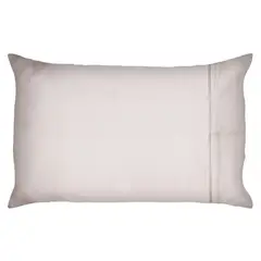 BASEMENT HOME - Funda de Almohada 100% Algodón 180 Hilos Beige