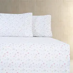 ROBERTA ALLEN - Juego de Sábanas Estampadas Floral 100% Algodón 200 Hilos