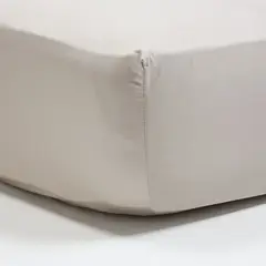 BASEMENT HOME - Sábana Bajera Lisa 100% Algodón 300 Hilos