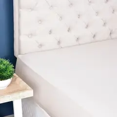 BASEMENT HOME - Sábana Bajera Lisa 100% Algodón 300 Hilos