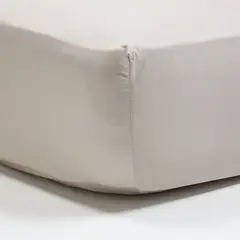 BASEMENT HOME - Sábana Bajera Lisa 100% Algodón 300 Hilos