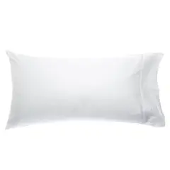 BASEMENT HOME - Set X2 Fundas De Almohada Lisas 100% Algodón 300 Hilos