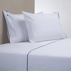 BENETTON - Juego de Sábanas Lisas 100% Algodón 200 Hilos