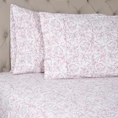 ROBERTA ALLEN - Juego de Sábanas Estampadas Floral 100% Algodón 200 Hilos