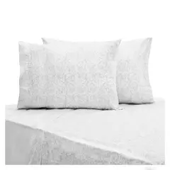 ROBERTA ALLEN - Juego de Sábanas Estampadas Floral 100% Algodón 200 Hilos