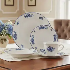 ROBERTA ALLEN - Juego de Vajilla Porcelana 30 Piezas Paula