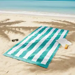 BENETTON - Toalla de Playa Stripes 100% Algodón 100x180cm