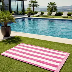 BENETTON - Toalla de Playa Stripes 100% Algodón 100x180cm
