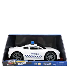 MOTOR EXTREME - Vehiculo de Juguete Auto de Policia con Luz Y Sonido