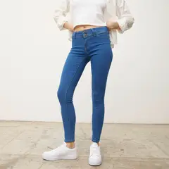 SYBILLA - Jeans Skinny Tiro Medio Mujer Algodón
