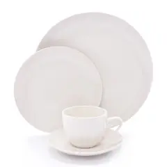 MICA - Juego de Vajilla Porcelana 20 Piezas Basic