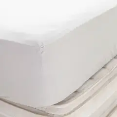 BASEMENT HOME - Sábana Bajera Lisa 100% Algodón 200 Hilos