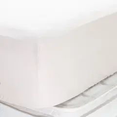 BASEMENT HOME - Sábana Bajera Lisa 100% Algodón 200 Hilos