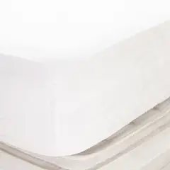 BASEMENT HOME - Sábana Bajera Lisa 100% Algodón 200 Hilos