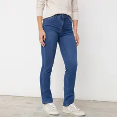 UNIVERSITY CLUB - Jean Straight Tiro Alto Mujer
