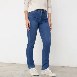 UNIVERSITY CLUB - Jean Straight Tiro Alto Mujer