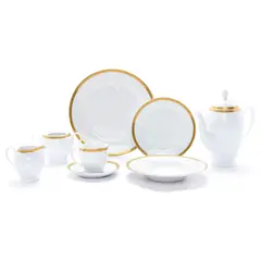ROBERTA ALLEN - Juego de Vajilla Porcelana 25 Piezas Diana
