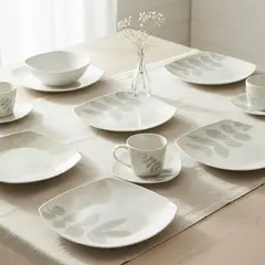 MICA - Juego de Vajilla Porcelana 30 Piezas Mabel