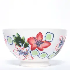 ROBERTA ALLEN - Bowl Cerámica 15 cm Flori Blanco
