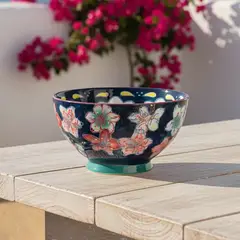 ROBERTA ALLEN - Bowl Cerámica 16 cm Flori Azul
