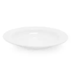 SPAL - Plato Hondo Porcelana 23 cm Roulette White