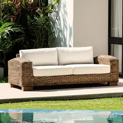 BASEMENT HOME - Sofá De Terraza Kretes 3 Cuerpos