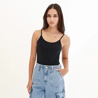 SYBILLA - Top Sin Mangas Algodón Mujer