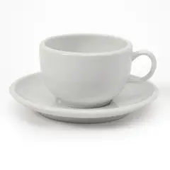BASEMENT HOME - Taza de Café con Plato Porcelana Flat Edge