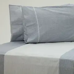 BASEMENT HOME - Juego de Sábanas Augusto 100% Algodón 250 Hilos