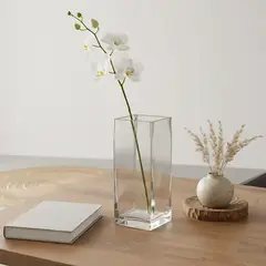 MICA - Florero Rectangular de Vidrio