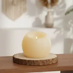 MICA - Vela Redonda Led 10x8cm