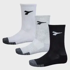 DIADORA - Pack X 3 Medias Deportivas Unisex Crew