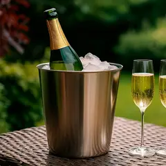 BASEMENT HOME - Champañera Mediana Acero Inoxidable