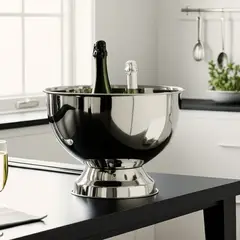 BASEMENT HOME - Champañera Grande Acero Inoxidable