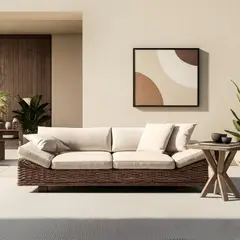 BASEMENT HOME - Sofá De Terraza Kretes 3 Cuerpos Relax