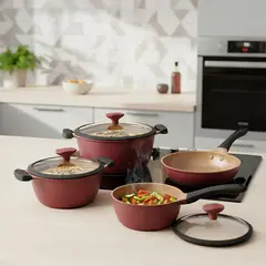 WURDEN - Juego de Ollas 7 Piezas Cerámica Chef